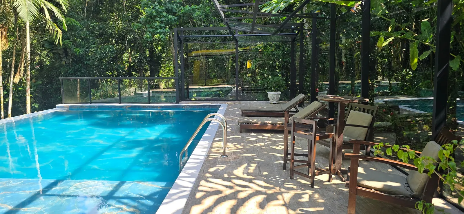 Área externa 14 — Iporanga, Guarujá, para temporada, Casa