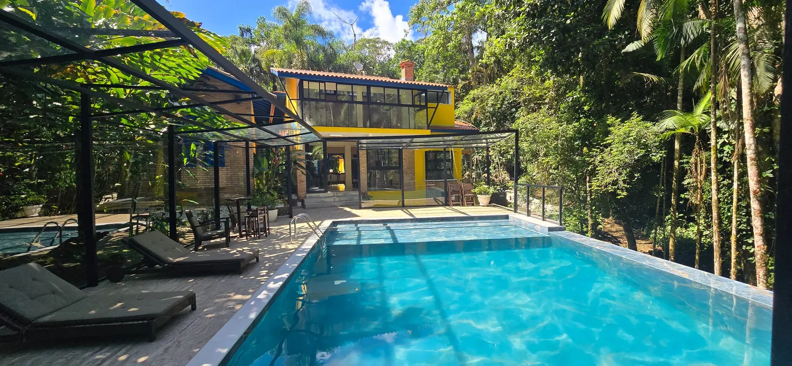 Área externa 8 — Iporanga, Guarujá, para temporada, Casa