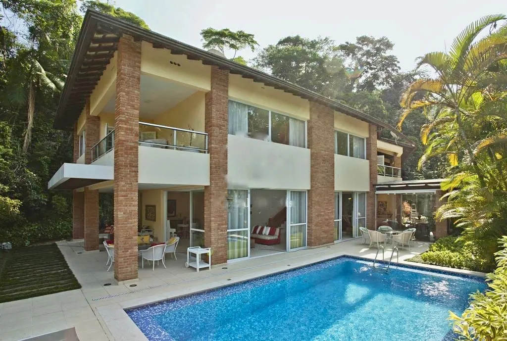 Fachada — São Pedro, Guarujá, à venda, Casa