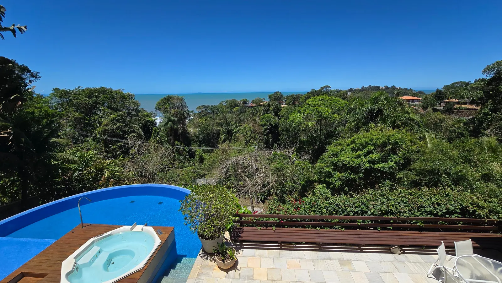 Área externa 9 — Taguaíba, Guarujá, para temporada, Casa