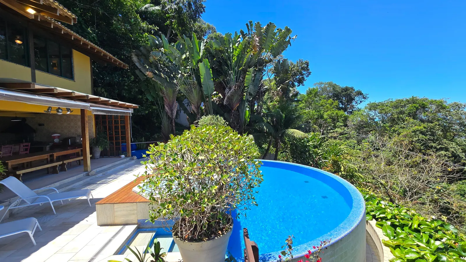 Área externa 3 — Taguaíba, Guarujá, para temporada, Casa