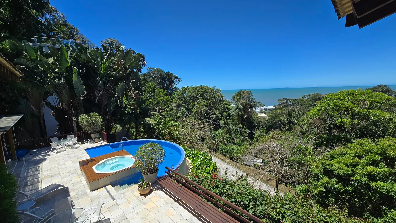 Área externa 10 — Taguaíba, Guarujá, para temporada, Casa