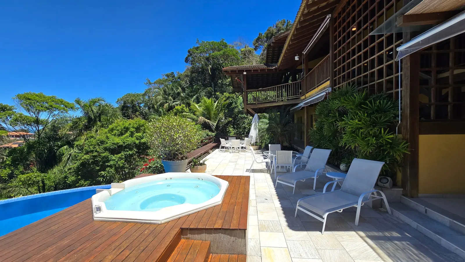 Área externa 6 — Taguaíba, Guarujá, para temporada, Casa