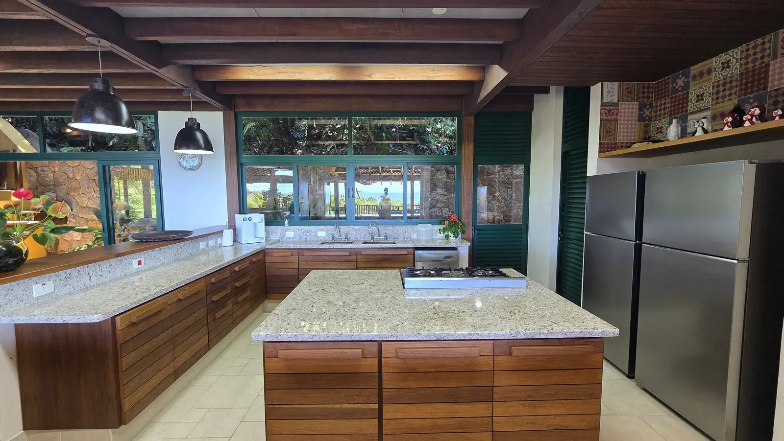 Área de serviço 3 — Taguaíba, Guarujá, para temporada, Casa