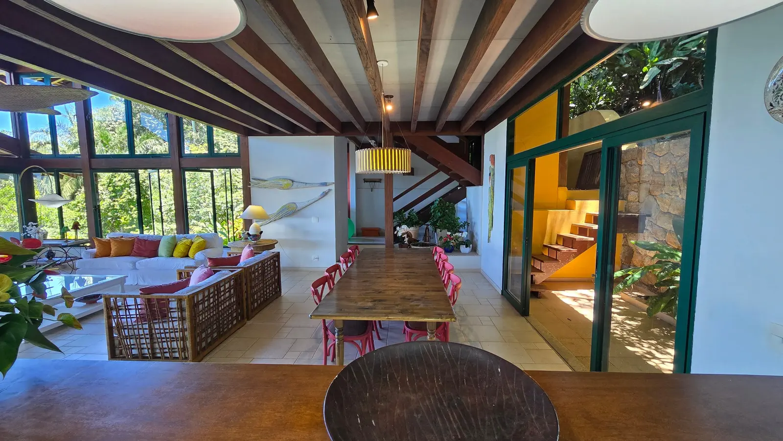 Área de serviço 5 — Taguaíba, Guarujá, para temporada, Casa