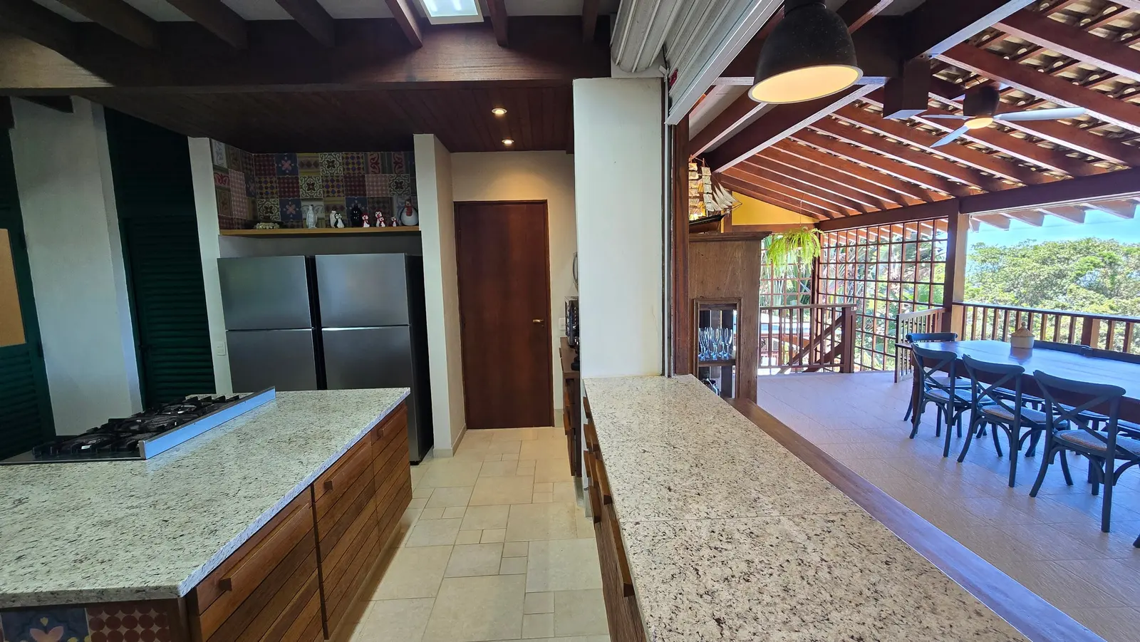 Área de serviço 2 — Taguaíba, Guarujá, para temporada, Casa