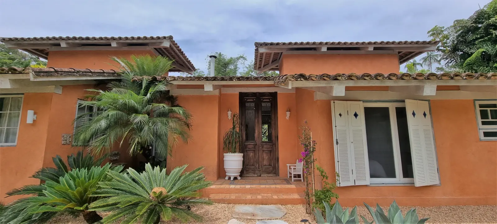 Área externa 2 — Iporanga, Guarujá, para temporada, Casa