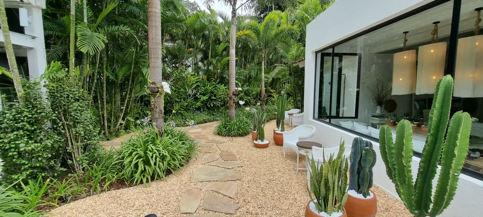 Área externa 21 — Iporanga, Guarujá, para temporada, Casa