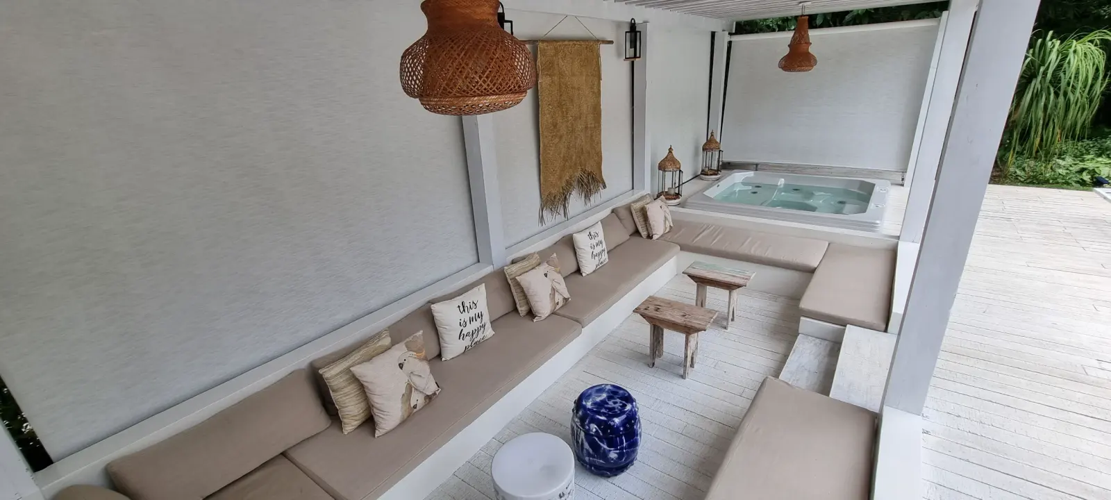 Área externa 11 — Iporanga, Guarujá, para temporada, Casa