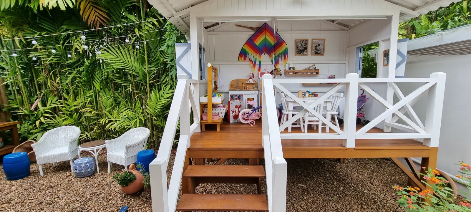 Área externa 6 — Iporanga, Guarujá, para temporada, Casa