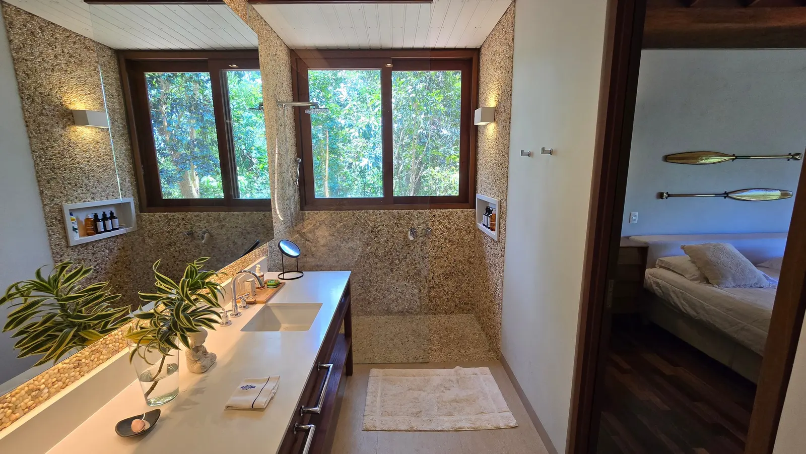Suíte 14 — São Pedro, Guarujá, para temporada, Casa