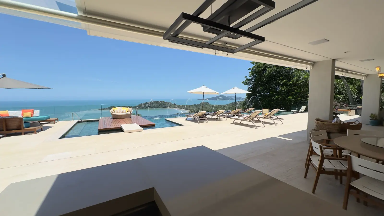 Área externa 6 — Taguaíba, Guarujá, para temporada, Casa