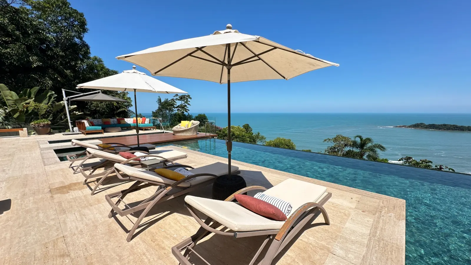 Área externa 25 — Taguaíba, Guarujá, para temporada, Casa