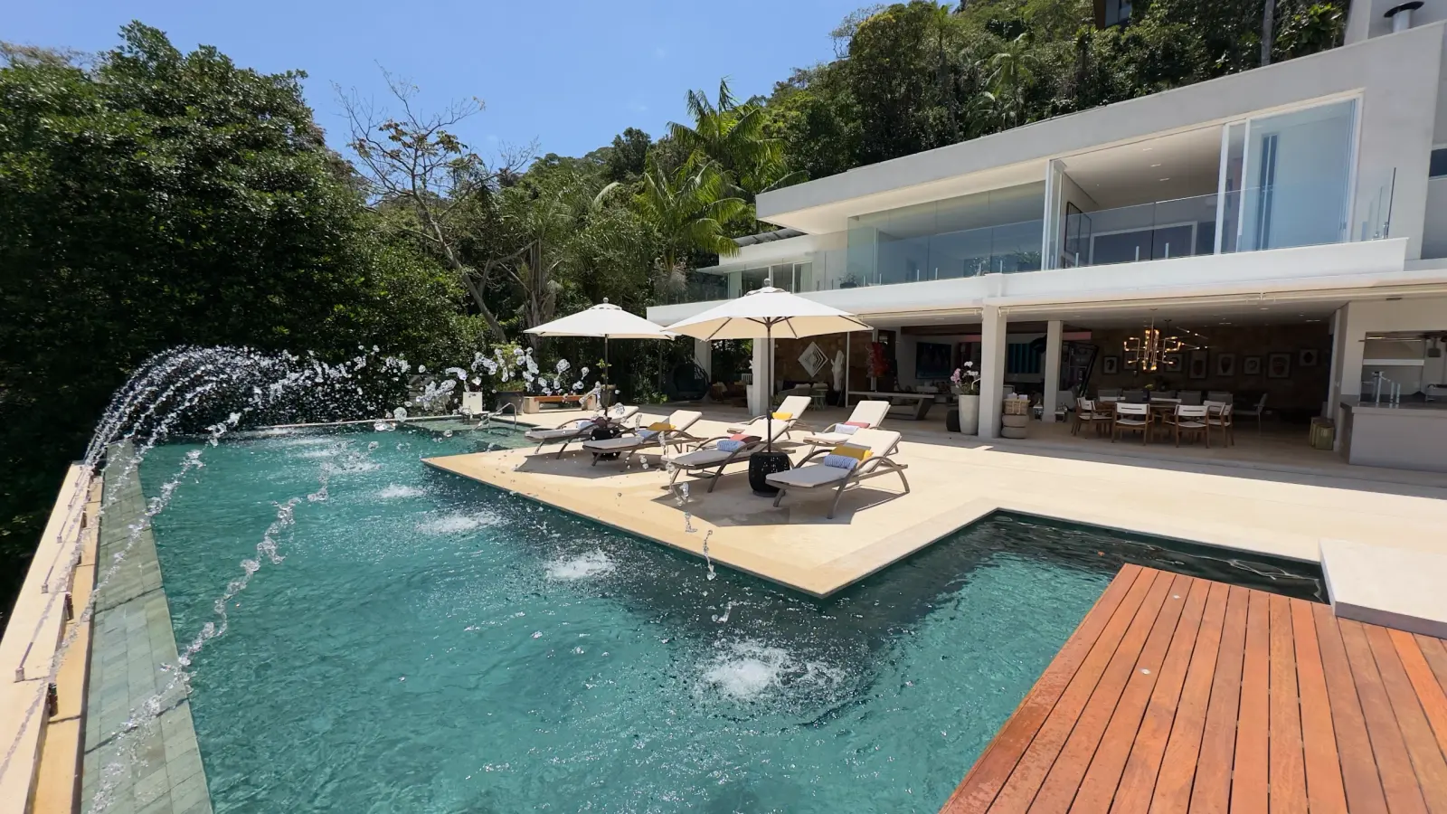 Área externa 12 — Taguaíba, Guarujá, para temporada, Casa