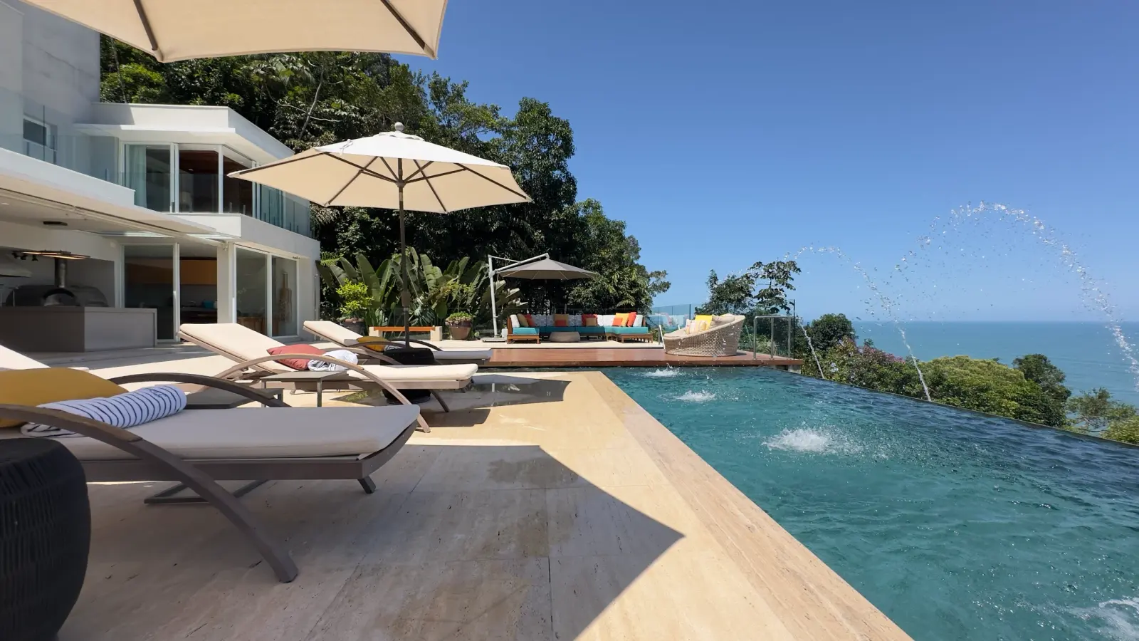 Área externa 19 — Taguaíba, Guarujá, para temporada, Casa