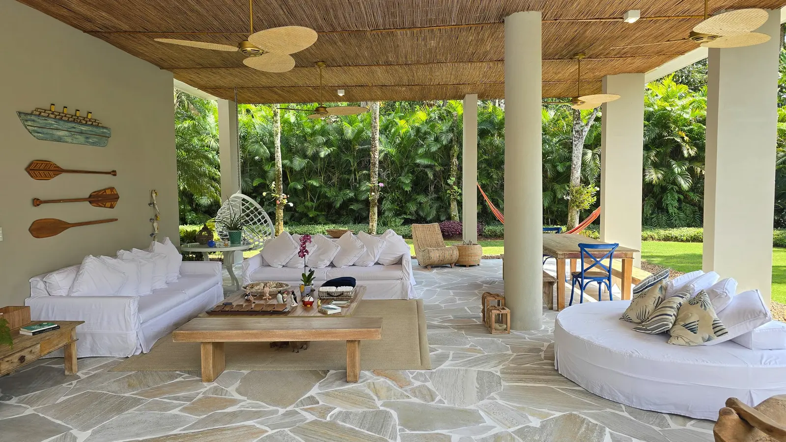 Área externa 21 — Iporanga, Guarujá, para temporada, Casa
