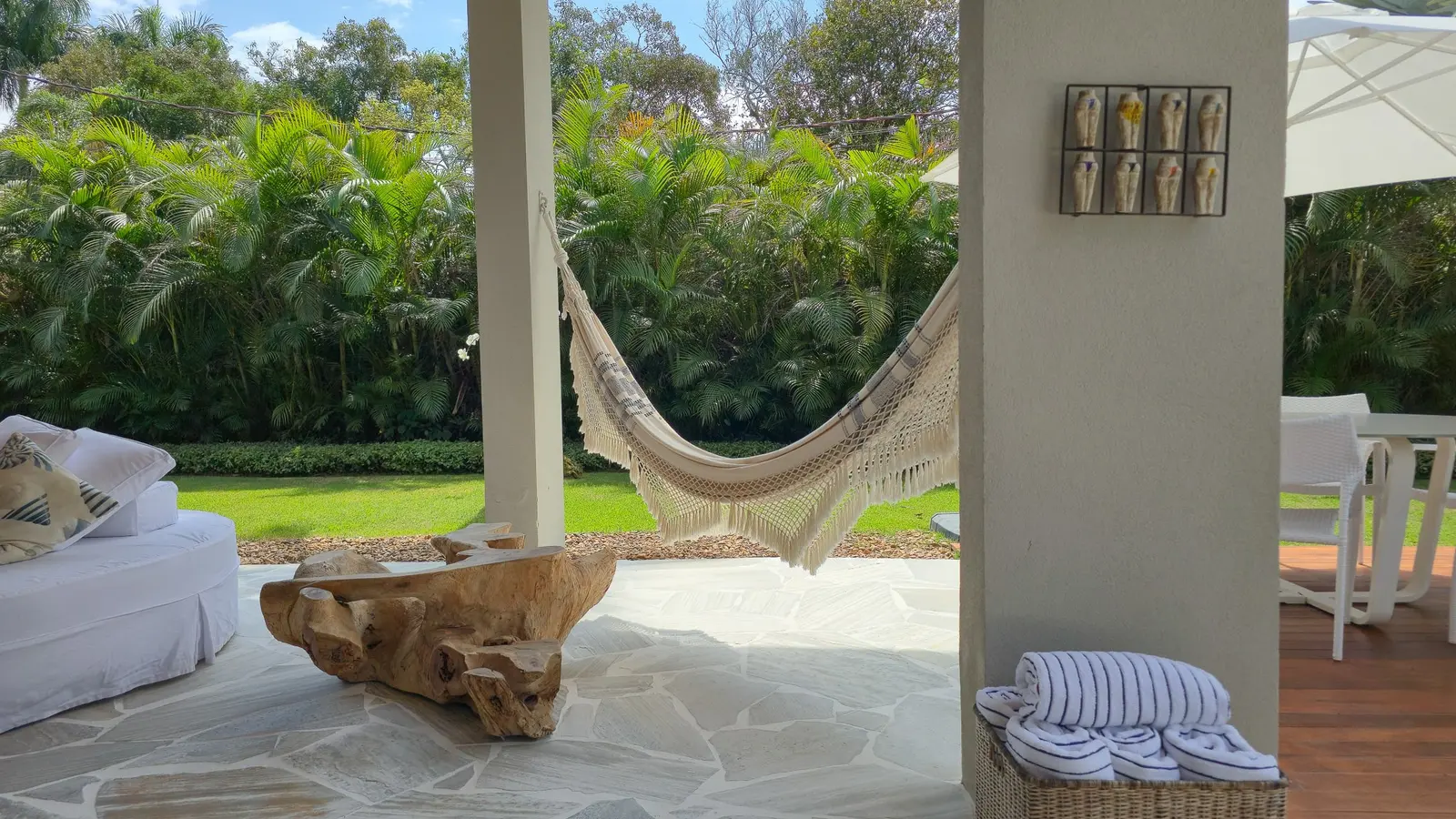 Área externa 19 — Iporanga, Guarujá, para temporada, Casa