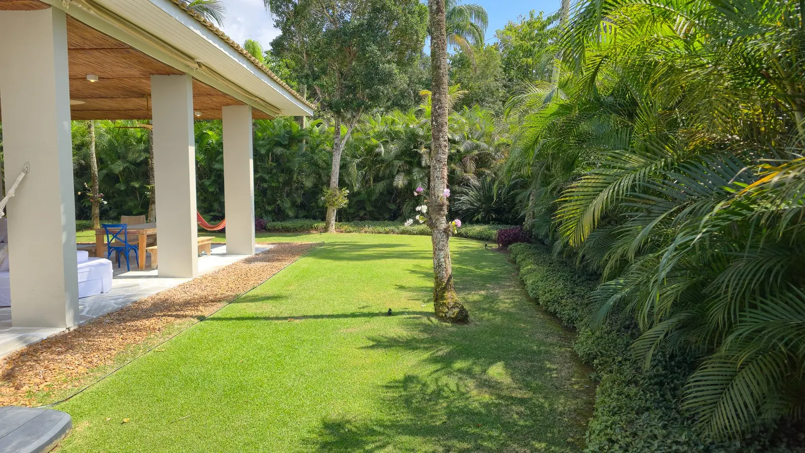 Área externa 5 — Iporanga, Guarujá, para temporada, Casa