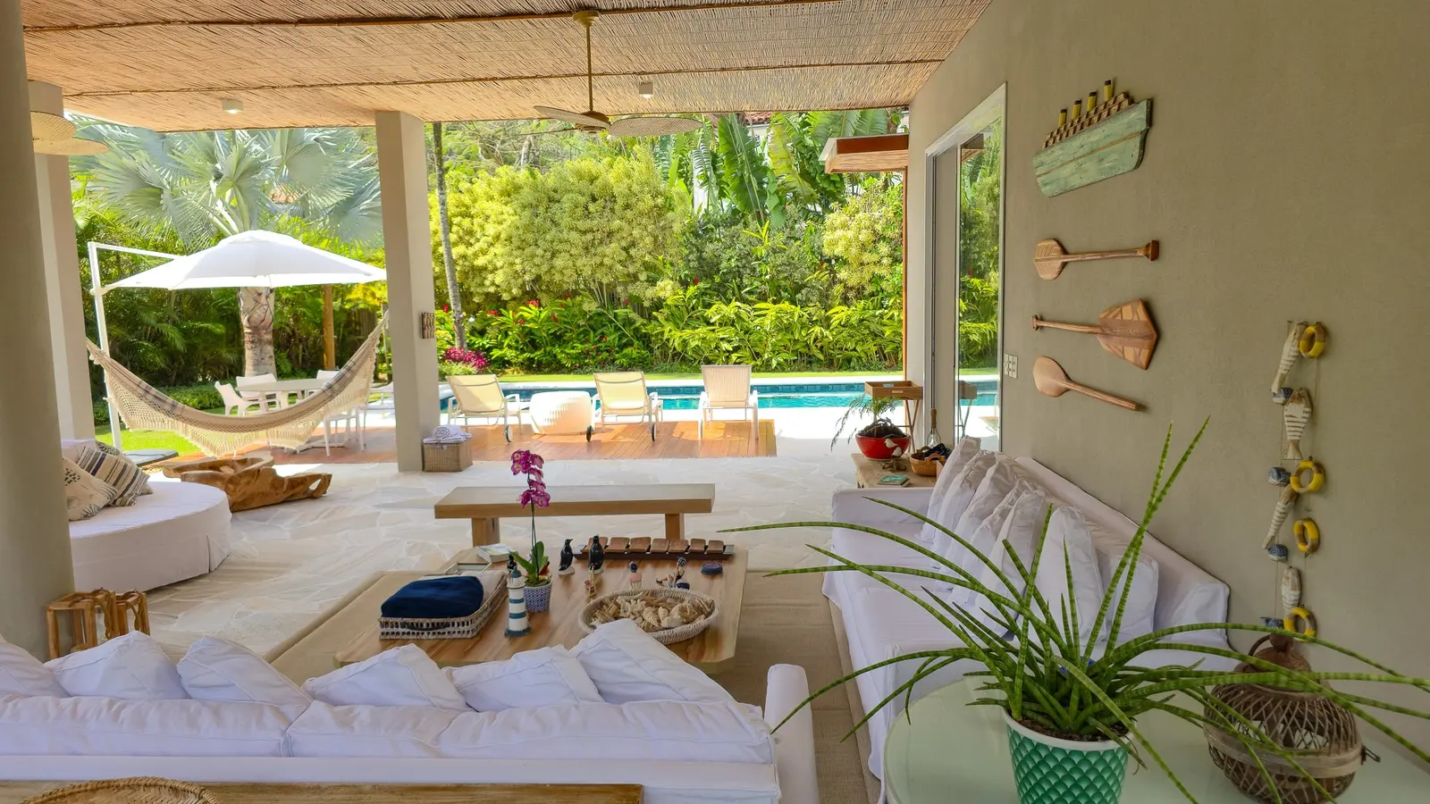 Área externa 15 — Iporanga, Guarujá, para temporada, Casa