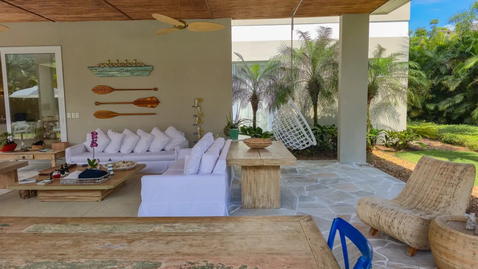 Área externa 17 — Iporanga, Guarujá, para temporada, Casa