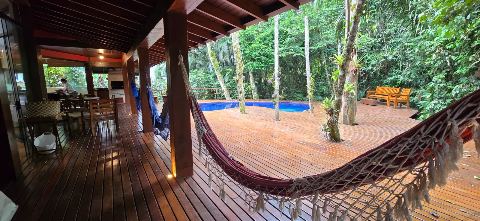 Área externa 12 — Iporanga, Guarujá, para temporada, Casa