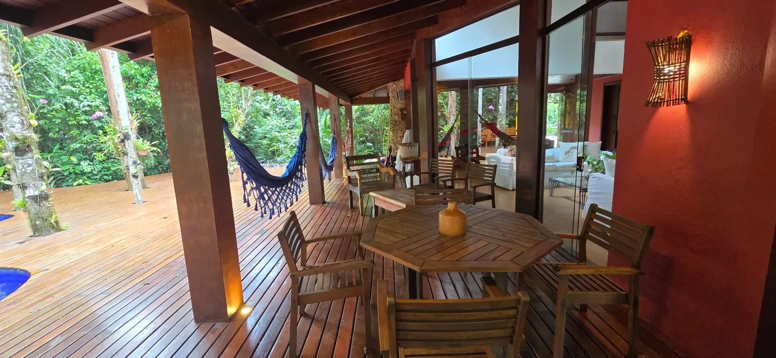 Área externa 7 — Iporanga, Guarujá, para temporada, Casa