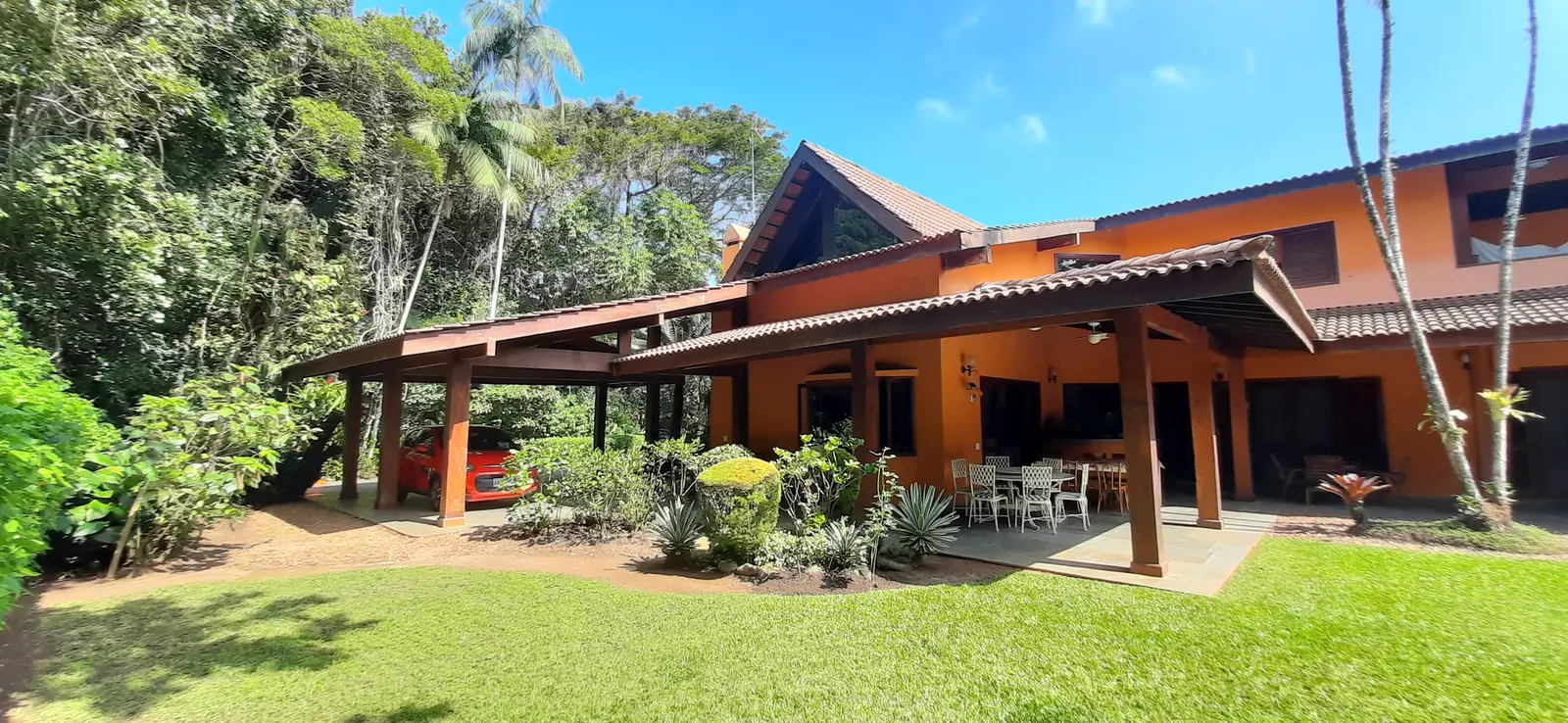 Área externa 9 — Iporanga, Guarujá, para temporada, Casa