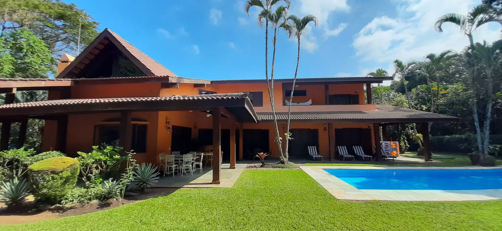Área externa 14 — Iporanga, Guarujá, para temporada, Casa