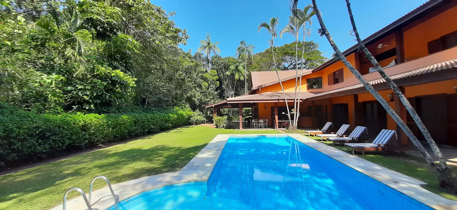 Área externa 2 — Iporanga, Guarujá, para temporada, Casa