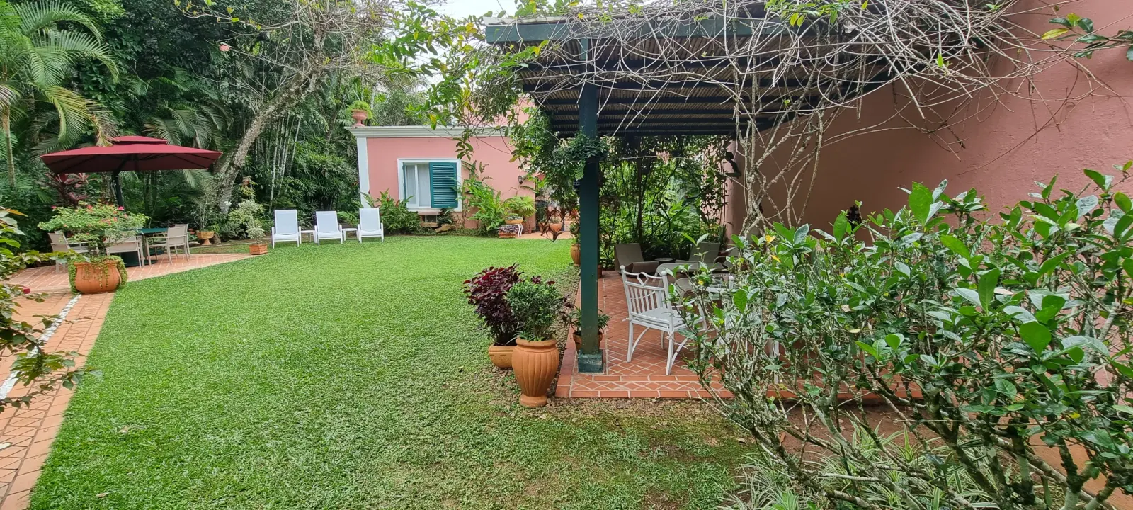 Área externa 9 — Iporanga, Guarujá, para temporada, Casa