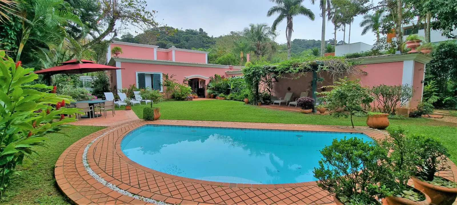 Área externa 7 — Iporanga, Guarujá, para temporada, Casa