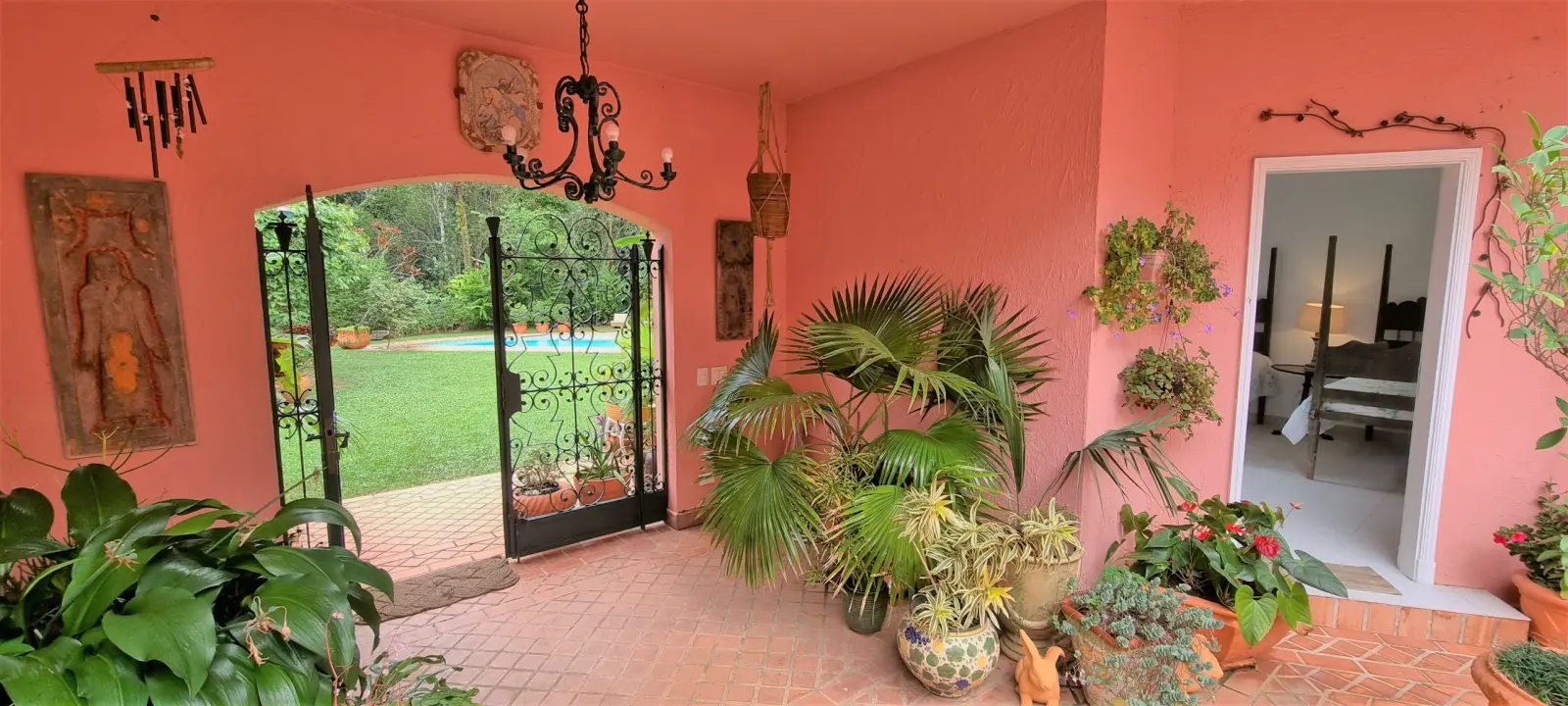 Área externa 16 — Iporanga, Guarujá, para temporada, Casa