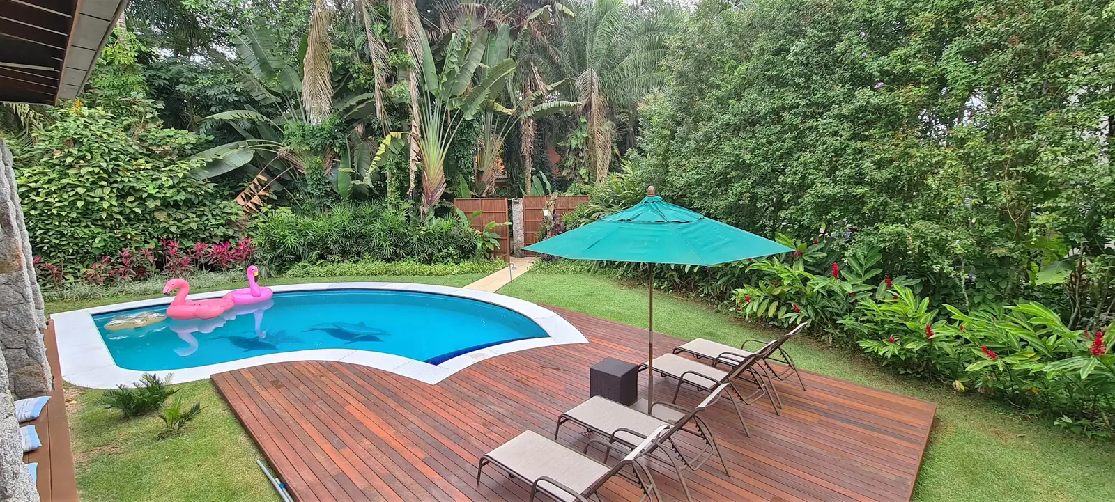 Área externa 9 — Iporanga, Guarujá, para temporada, Casa