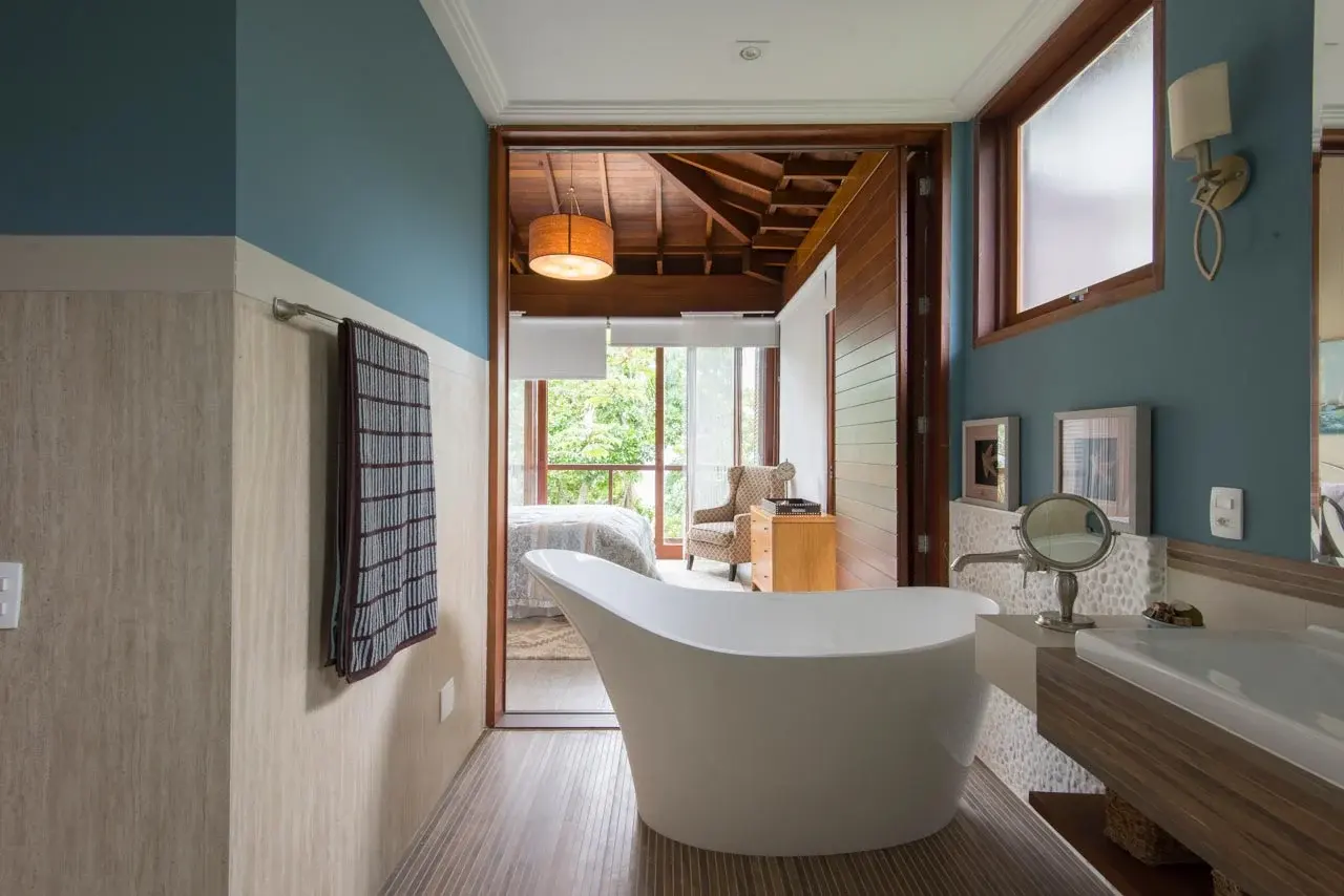Suíte 5 — São Pedro, Guarujá, para temporada, Casa