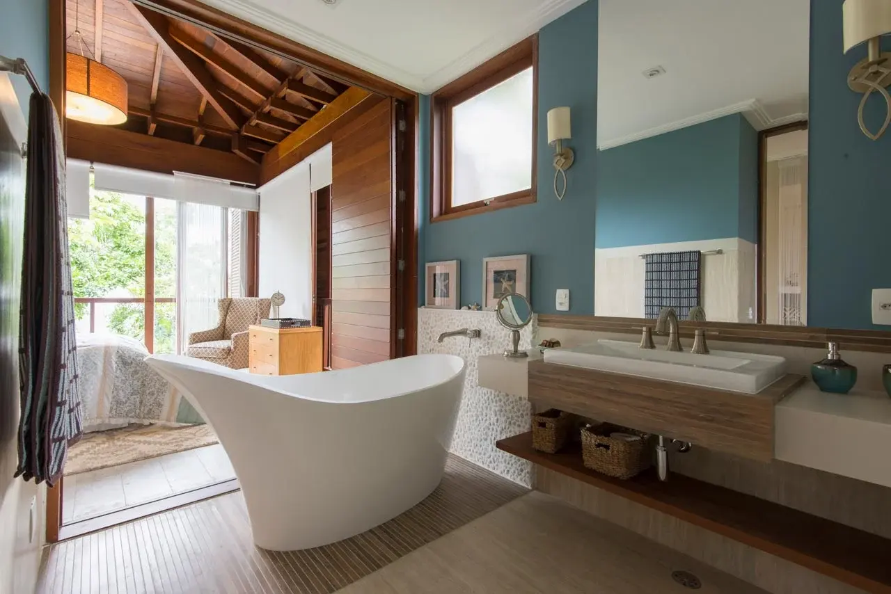 Suíte 6 — São Pedro, Guarujá, para temporada, Casa