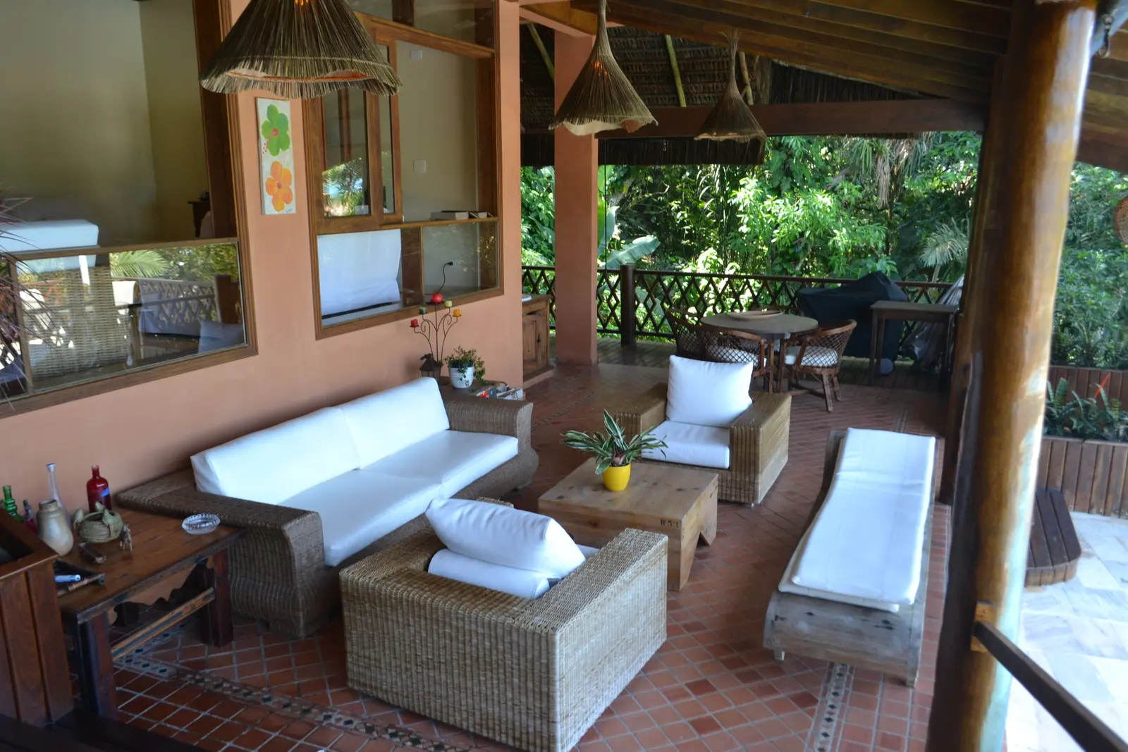 Área externa 8 — Taguaíba, Guarujá, para temporada, Casa