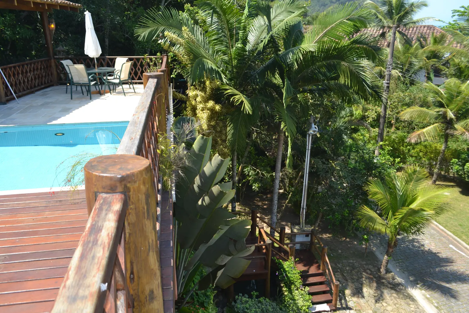 Área externa 5 — Taguaíba, Guarujá, para temporada, Casa