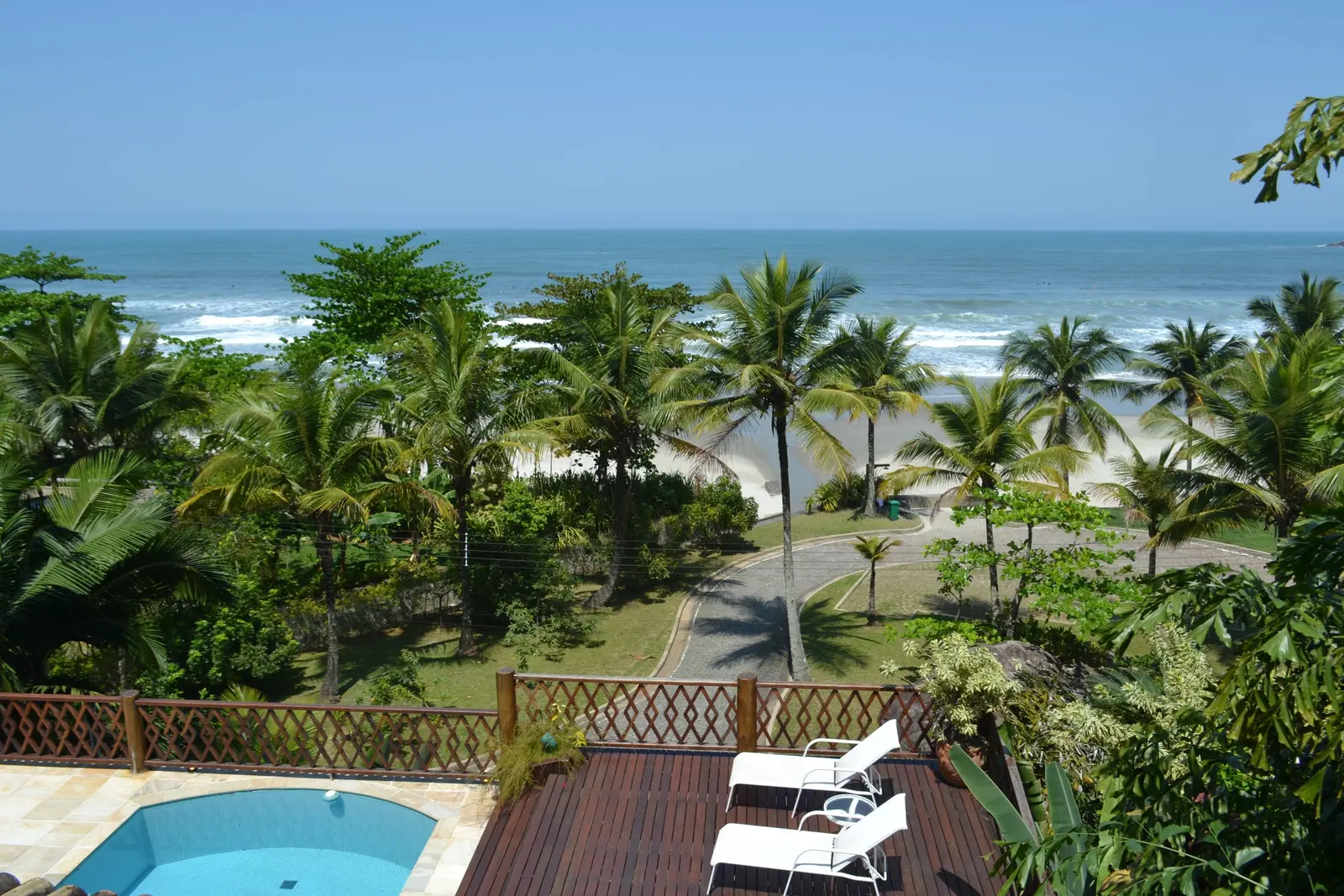 Área externa 6 — Taguaíba, Guarujá, para temporada, Casa