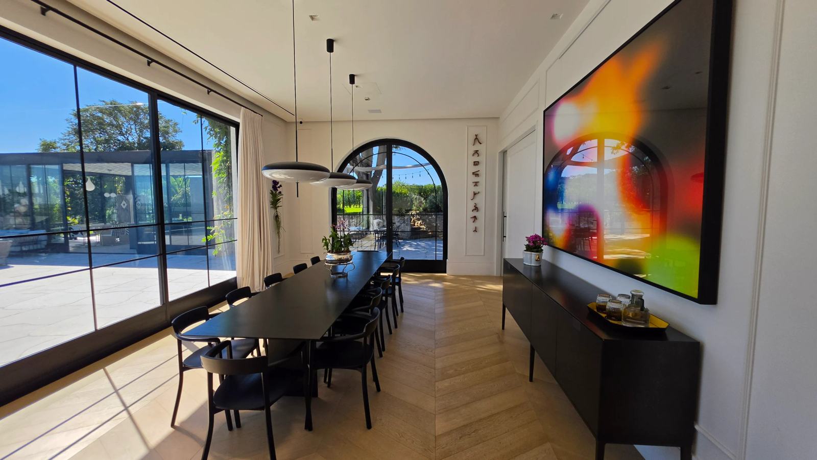 Casa a venda e locação Na fazenda Boa Vista Projeto de Duda Porto Vila Francesa Provençal - jantar