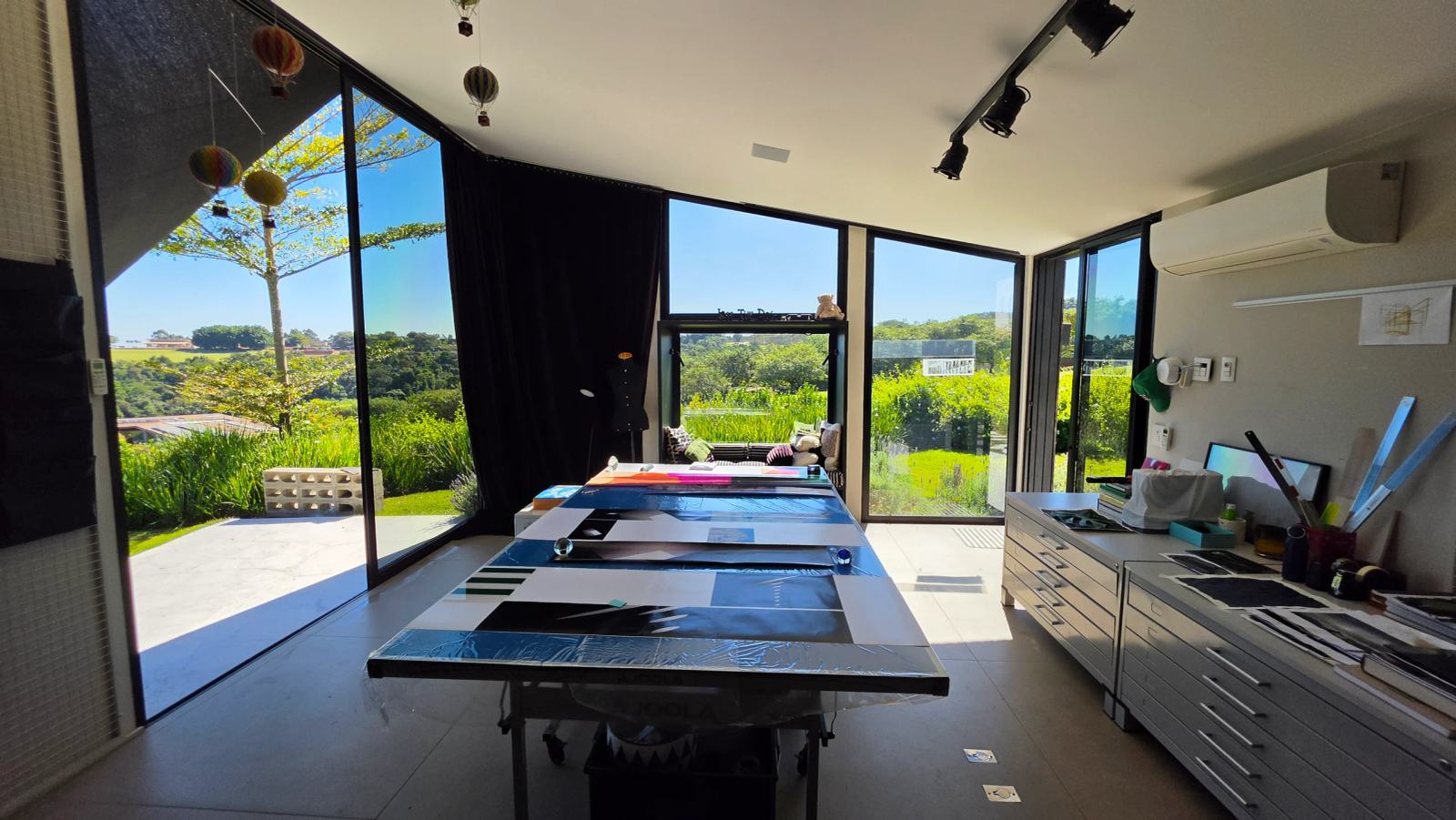 Casa a venda e locação Na fazenda Boa Vista Projeto de Duda Porto Vila Francesa Provençal - escritorio