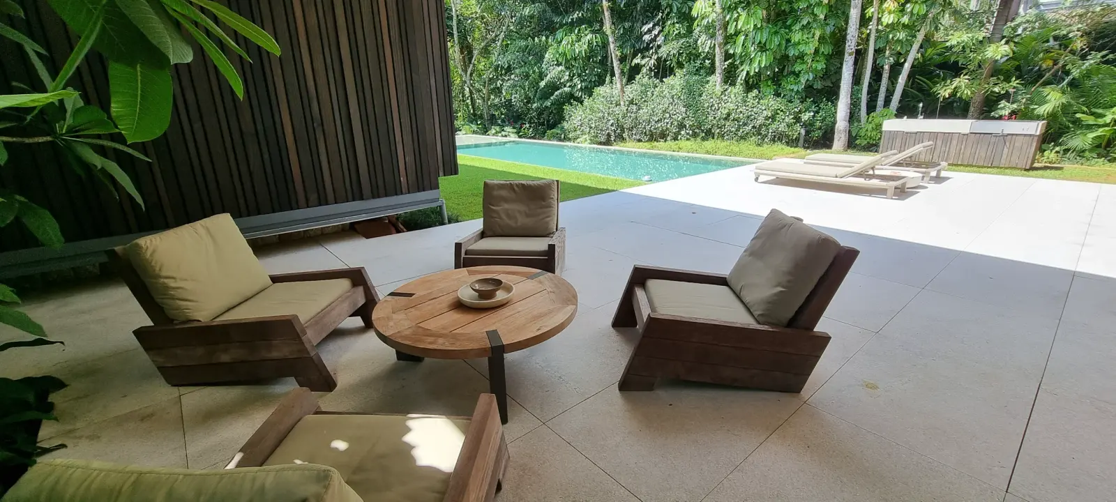 Área externa 14 — Iporanga, Guarujá, para temporada, Casa