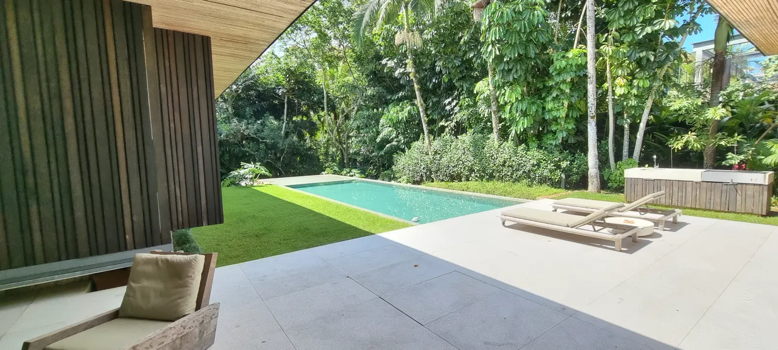Área externa 13 — Iporanga, Guarujá, para temporada, Casa