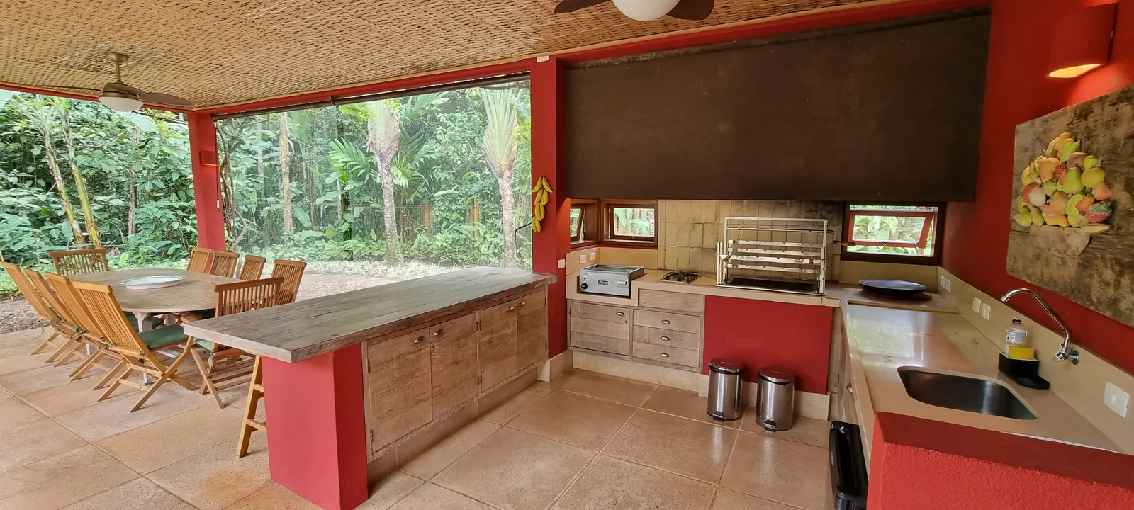 Área externa 13 — Iporanga, Guarujá, para temporada, Casa