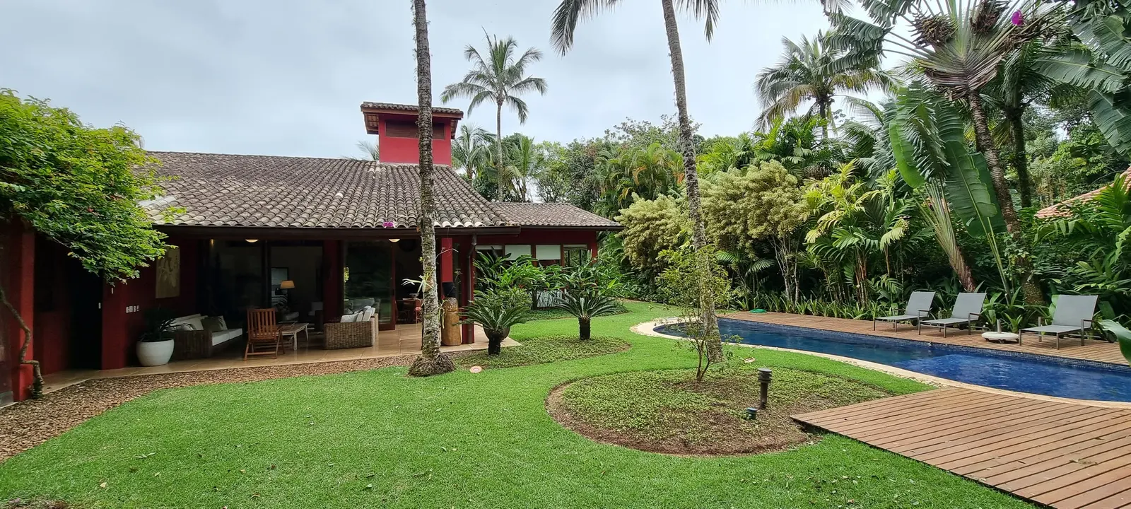 Área externa 7 — Iporanga, Guarujá, para temporada, Casa