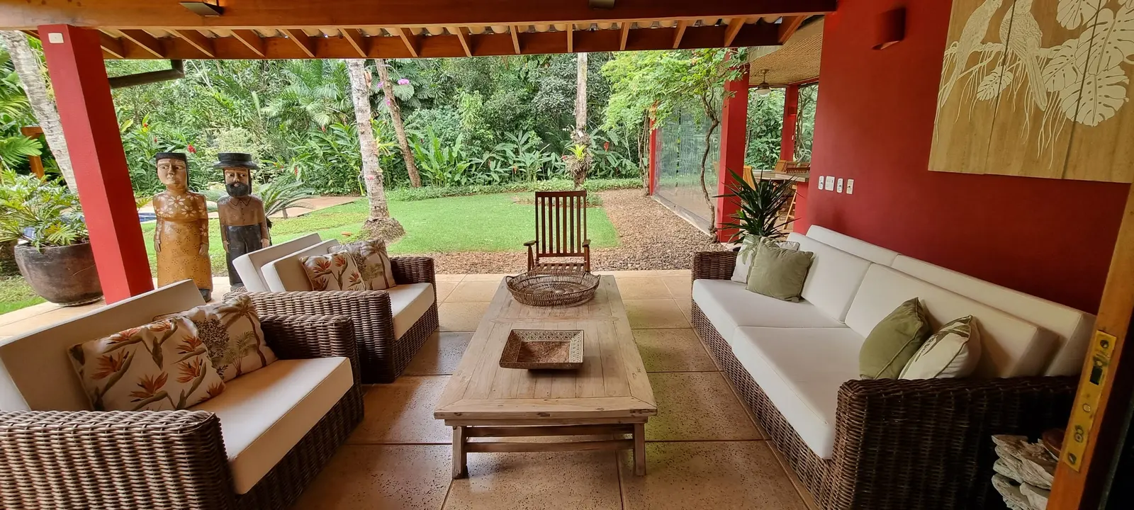 Área externa 11 — Iporanga, Guarujá, para temporada, Casa