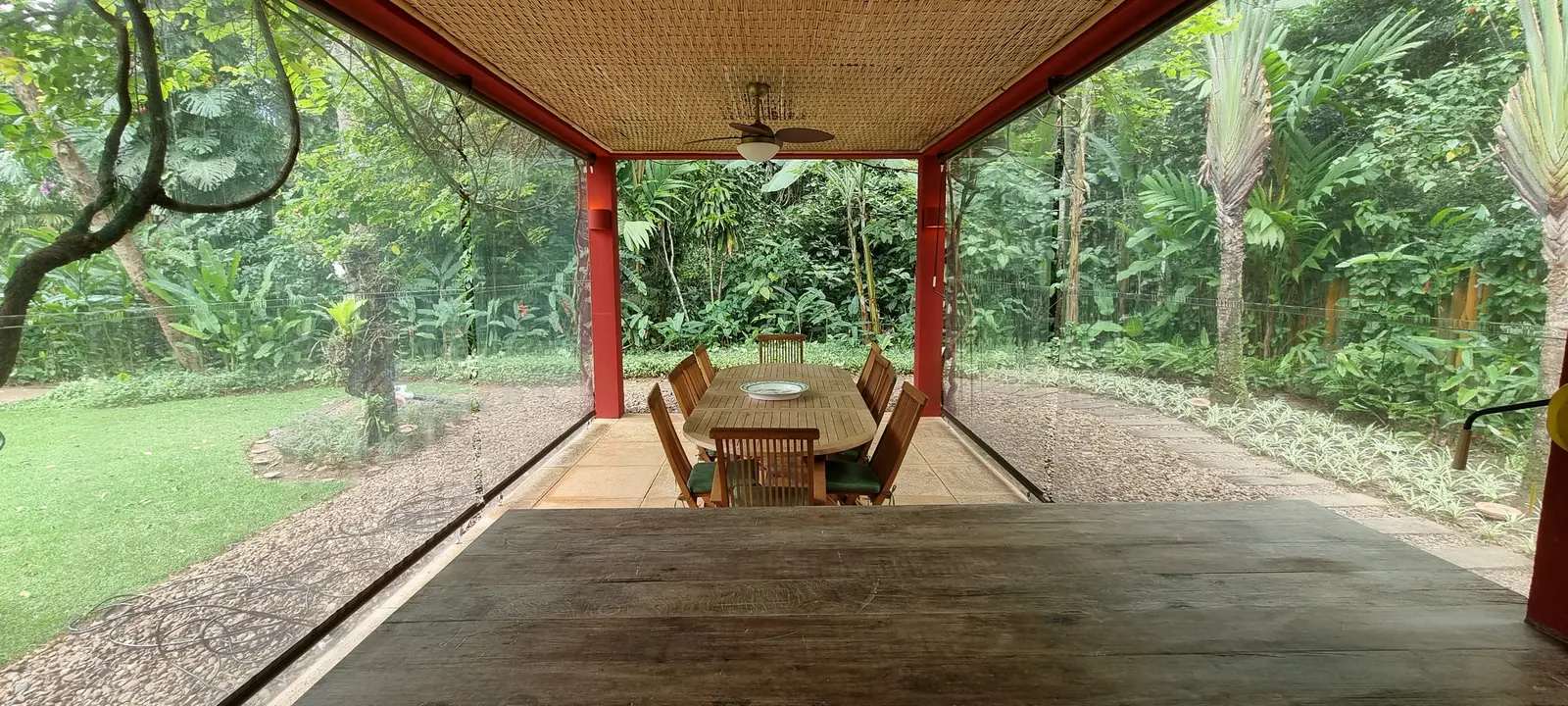 Área externa 14 — Iporanga, Guarujá, para temporada, Casa