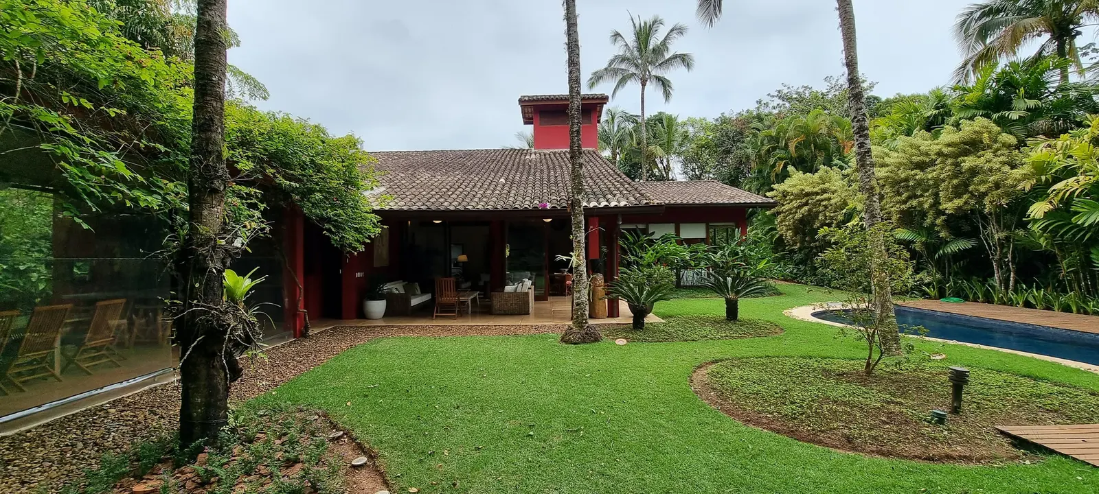 Área externa 6 — Iporanga, Guarujá, para temporada, Casa