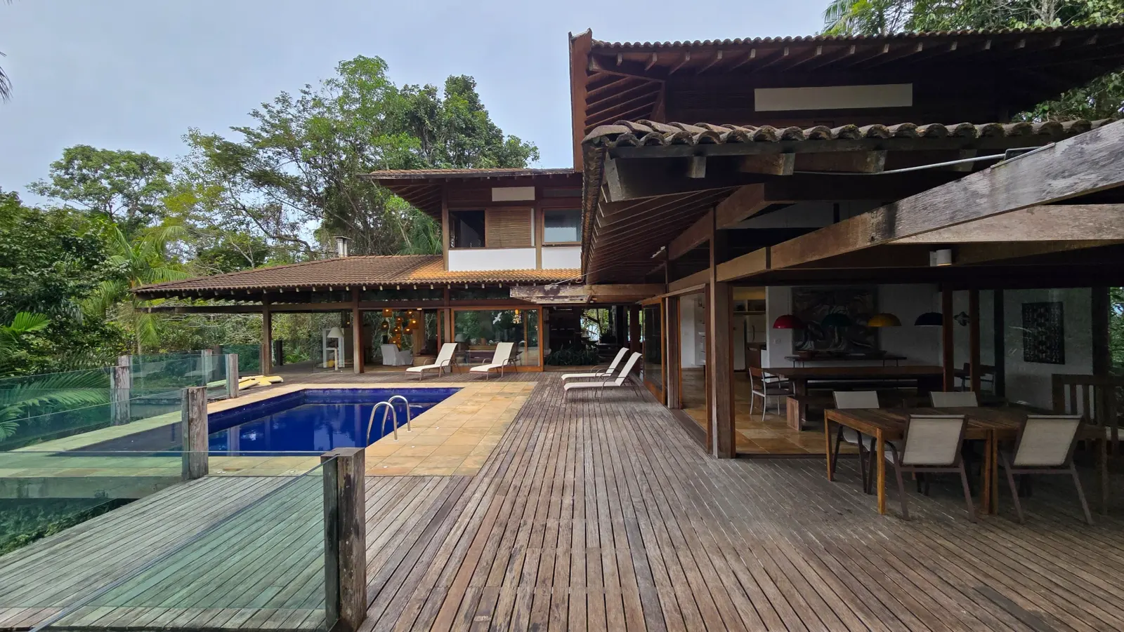 Área externa 10 — Iporanga, Guarujá, para temporada, Casa