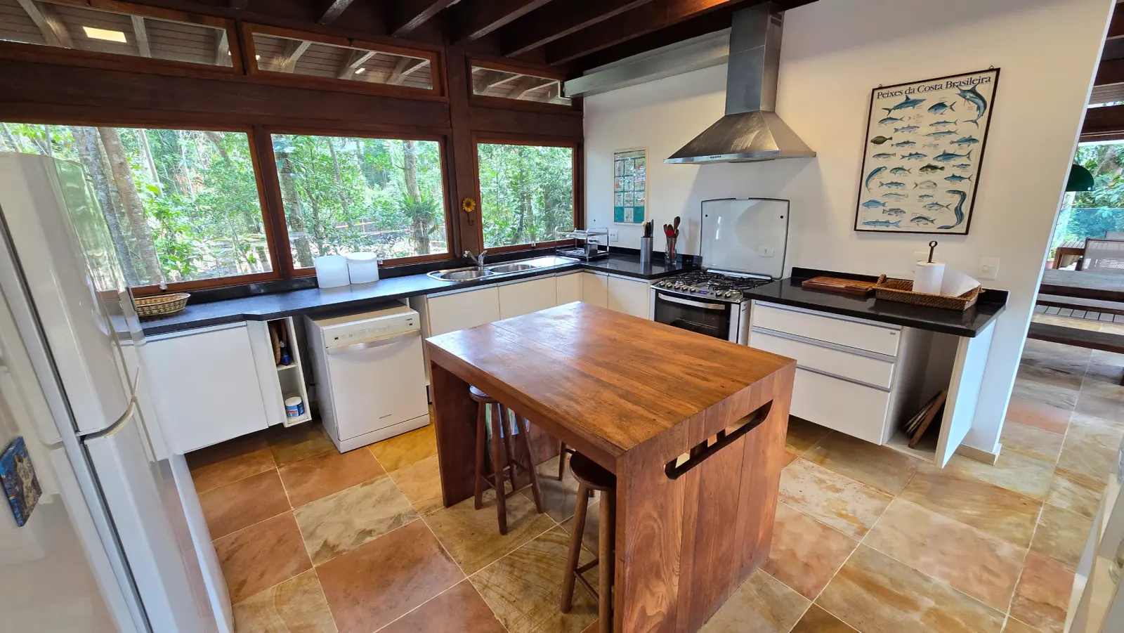Área de serviço 1 — Iporanga, Guarujá, para temporada, Casa