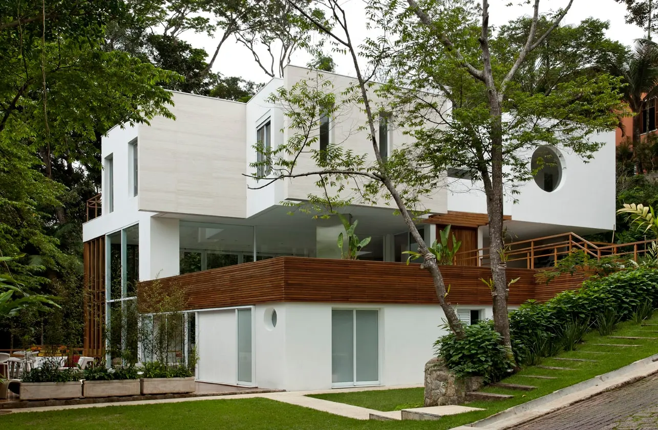 Área externa 14 — Iporanga, Guarujá, para temporada, Casa